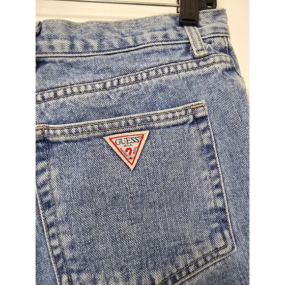 Vintage Guess 90's Women's Jeans BB01LG Straight Tapered Waist 30 - Picture 4 of 7